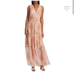 Ramy Brook Silk Poppy Maxi Dress